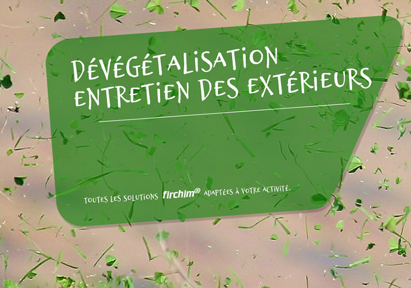 Dévégétalisation - entretien des extérieurs